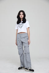 クロームハートクロップTシャツ / CHROME HEART CROP T-SHIRT WHITE
