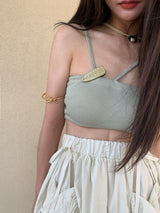 MATTER cubic hair pin (Olive / Select side) 