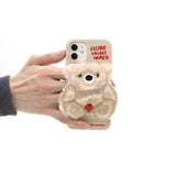 SUN CASE PATCH FUR BEAR MILKY IVORY (6535228129398)
