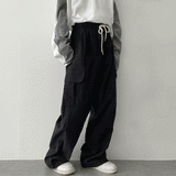 カルペストリングナイロンワイドカーゴパンツ / Carpe String Nylon Wide Cargo Pants