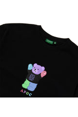 HTT Signature Bear Tee_Black (6699085234294)