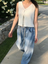 Ellie string denim pants