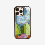winter forest phone case (epoxy)