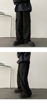 [Wide, jogger two way] Peta Tantan cargo wide pants