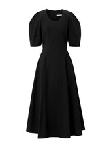 Uネックフレアドレス / U neck flare dress - Black