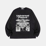 Universal peace printing long sleeve