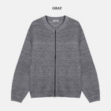 アンブラーラウンドジップアップニット / AMBLER ROUND ZIPUP KNIT
