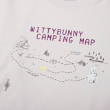 ウィッティバニーキャンピンググラフィッククロップTシャツ