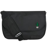 [UNISEX] Cactus Embroidery Cross Messenger Bag_Black (6674898321526)
