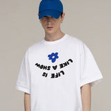 ビッグリバースレタリングショートスリーブTシャツ / Big Reverse Lettering Short Sleeve Tee_4color