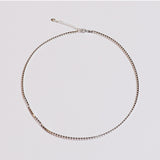 シルバーボクシーネックレス / silver boxy necklace (silver)