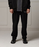 Pigment washed training pants - Black (4622123040886)