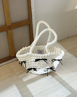 バスケットバッグ/basket bag (white)