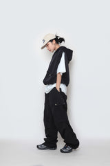 ワシショフードポケットベスト / WASHIHO hooded pocket vest