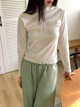 Cosper String Slim Inner Hooded T-shirt