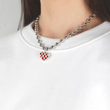 チェクロス ラブ ネックレス / CHEX LOVE NEC(ball 6mm)