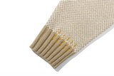 ハンドステッチラウンドカーディガン / HAND STITCH ROUND CARDIGAN_BEIGE