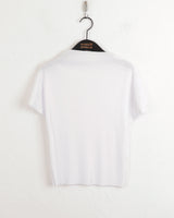 ギリープリーテッドプリーテッド半袖ブラウスTシャツ