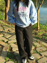 Neuveau wide denim pants
