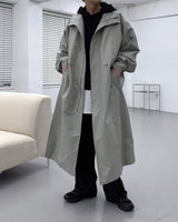 ハイネックカラーコート/SK High-Neck Collar Coat (3 colors)