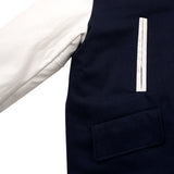 [UNISEX] Reversible Wool-Blend Varsity Coat (Navy) (6656674594934)