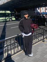No.0547 3line sweat set ZIP-UP