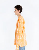 タイダイ 長袖Tシャツ オレンジ /tiedye long sleeve orange (4437317386358)