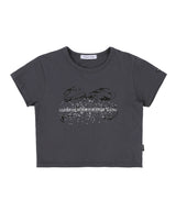 [NF] FAVOR CROP TEE (CHARCOAL)_F23QB489
