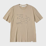 ホープレターリングTシャツ/HOPE LETTERING T-SHIRT (SAND)