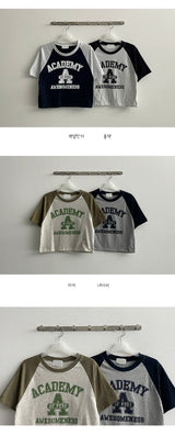 アカナグランクロップド半袖シャツ / Acanaglan cropped short sleeve shirt