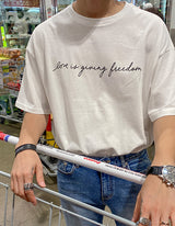 ベルレタリングTシャツ