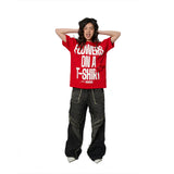 HADESフルールレッドTシャツ