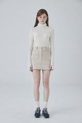 ウールシルクウォーマーTシャツ / Wool Silk Warmer T-Shirt [Ivory]