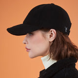 Soft Over Fit Fleece Ball Cap Black