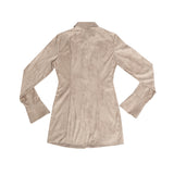 ビンテージスエードロングシャツ / VINTAGE SUEDE LONG SHIRT #BEIGE