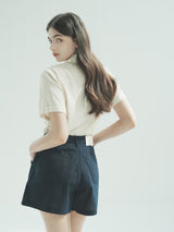 リネンショート / W1013 LINEN SHORT_NAVY