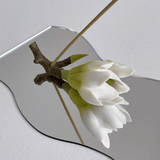 Magnolia Flower Insense Holder & Wave Mirror Plate (6698636607606)