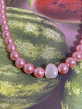 ブルームピンクパールネックレス/Bloom Pink Pearl Necklace