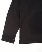 シャツフーディー BLACK