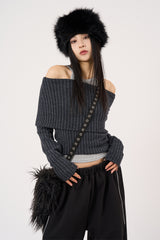Winter fur shafka hat