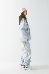 ロイヤルフリースフードジャケット / BSR2223FWJK104 ROYAL FLEECE HOODED JACKET BEAR RABBIT PASTEL CHECK