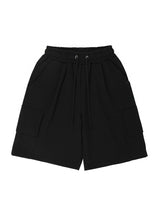 バミューダワイドカーゴパンツ / P1013 BERMUDA WIDE CARGO PANTS_BLACK