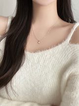 ミニグローイングハートネックレス / Mini Glowing Heart Necklace / 2 color
