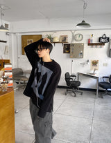 No.0433 shadow golgi KNIT T