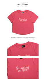 スタニング クロップ T / CHARMS STUNNING CROP T PK
