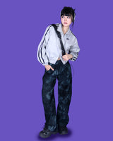 X two way scotch zip-up jumper