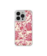 [マクセーフ·ジェルハード]ヴィンテージ フラワー レッド スマホケース/[Magsafe Gelhard] Vintage Flower Red Phone Case