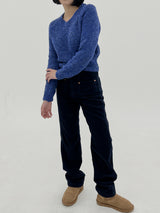 チョイスカラーV-ネックニット / Choice Color V-Neck Knit (6color)