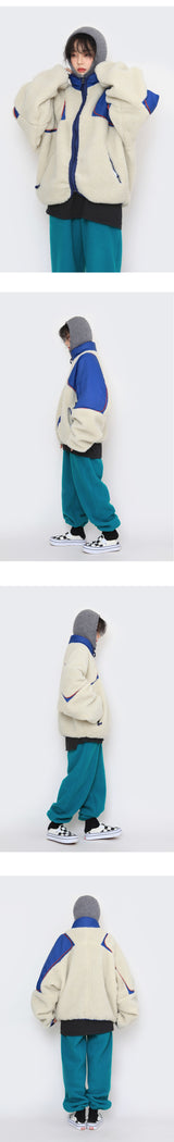 reversible wool colored jumper