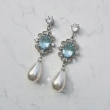 Aqua Jewel Princess Earring - Simple Version (ITZY Yeji Earring)